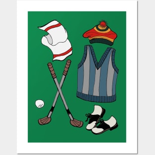 Golf?! Posters and Art